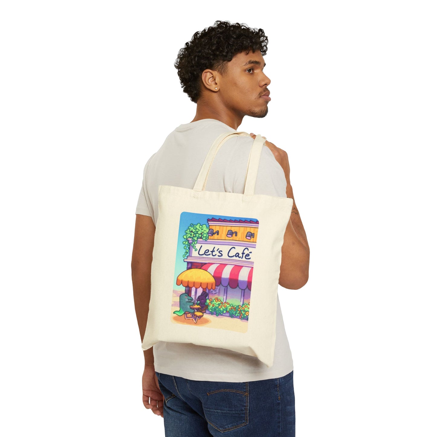 Hurgle Studios - Tote Bag - Let's Café