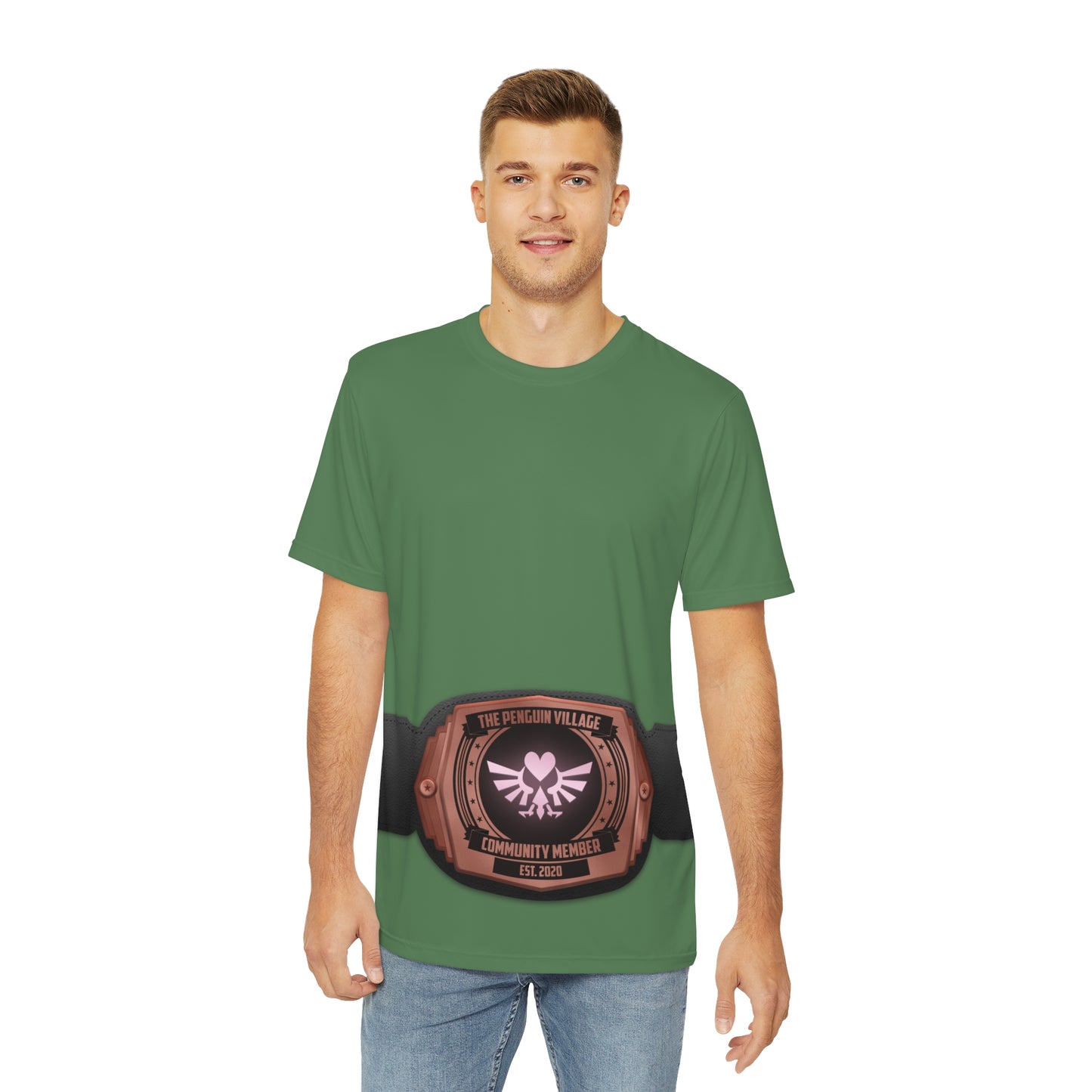 AlexNorimaki - All-Over Print Crew Neck Tee - Community Belt
