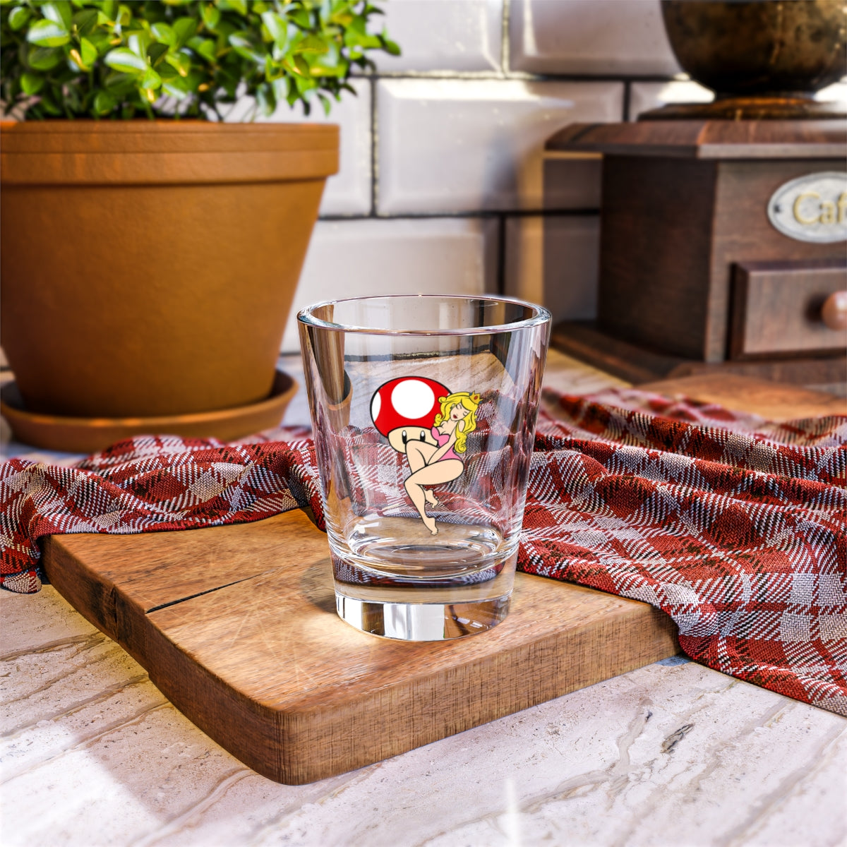 TheSpaceVixen - Shot Glass - Peach