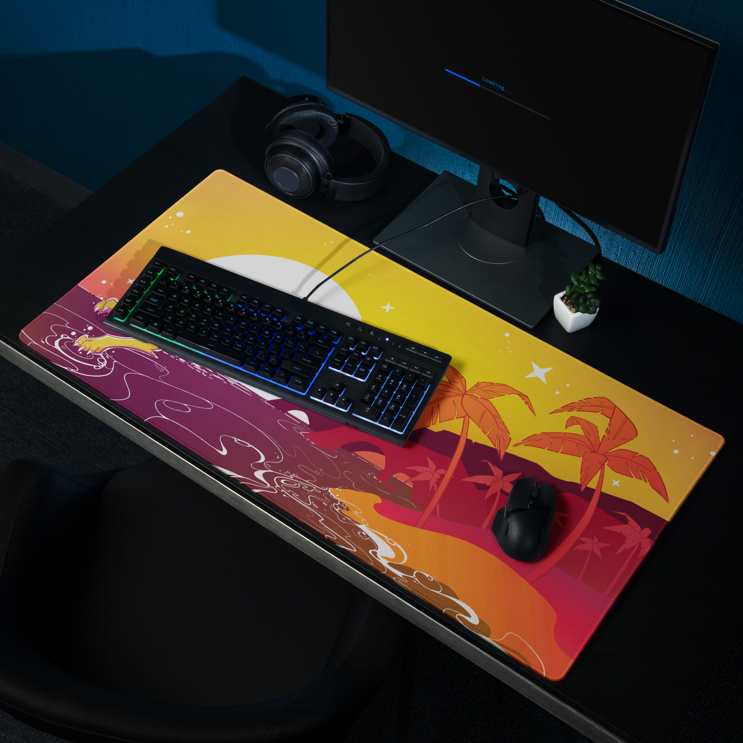 Frame Fatales - Gaming Pad - Sunset