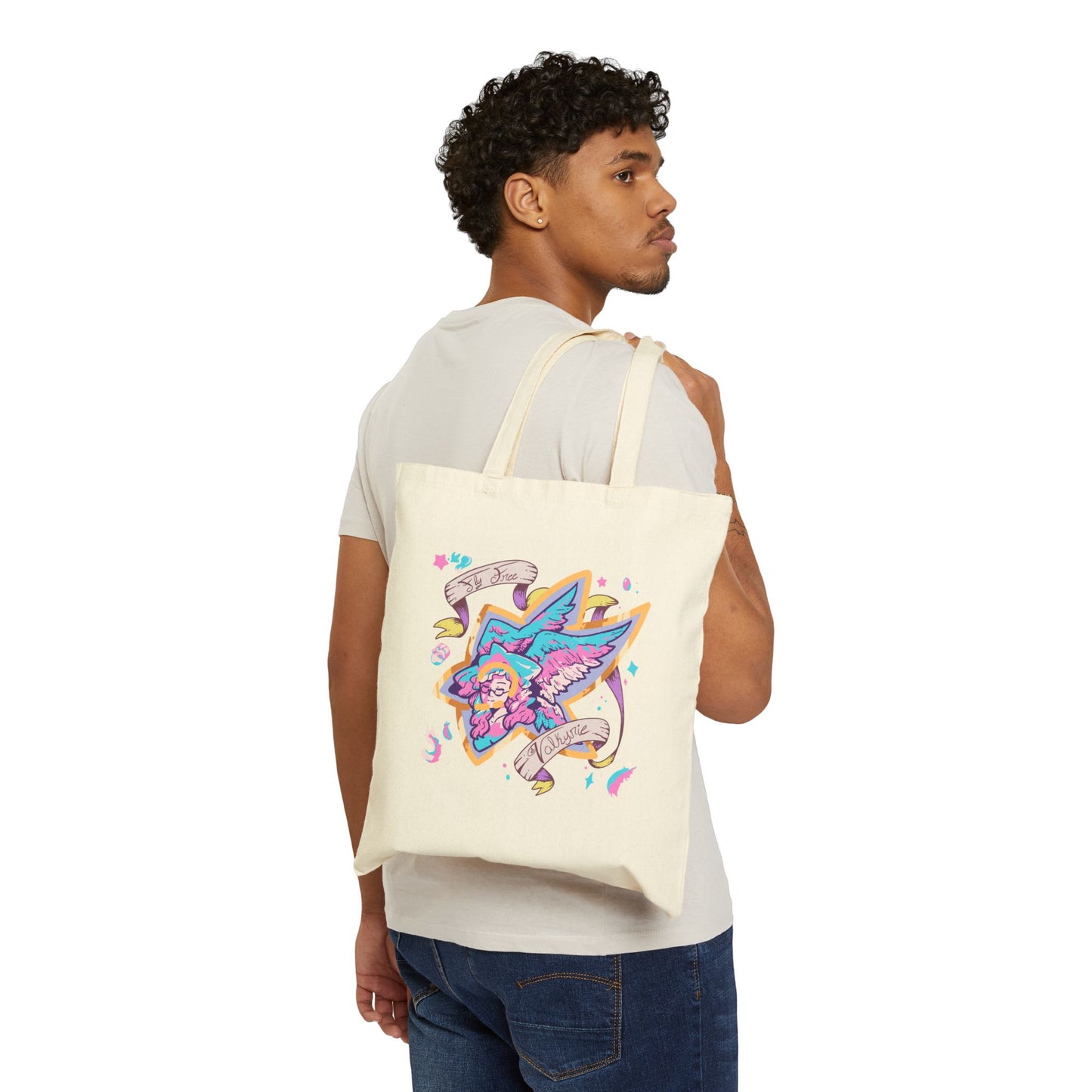 ProtonJon - Tote Bag - Trans Pride Wingstar