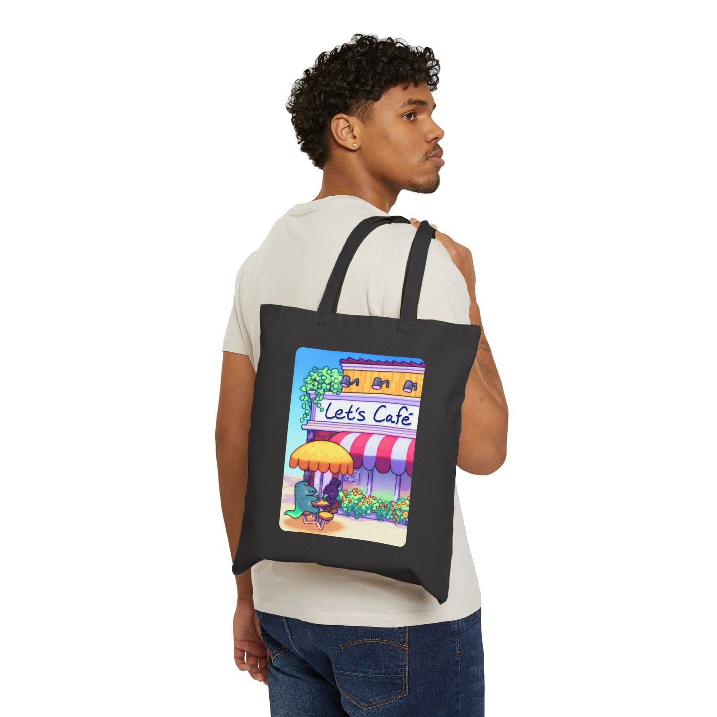 Hurgle Studios - Tote Bag - Let's Café