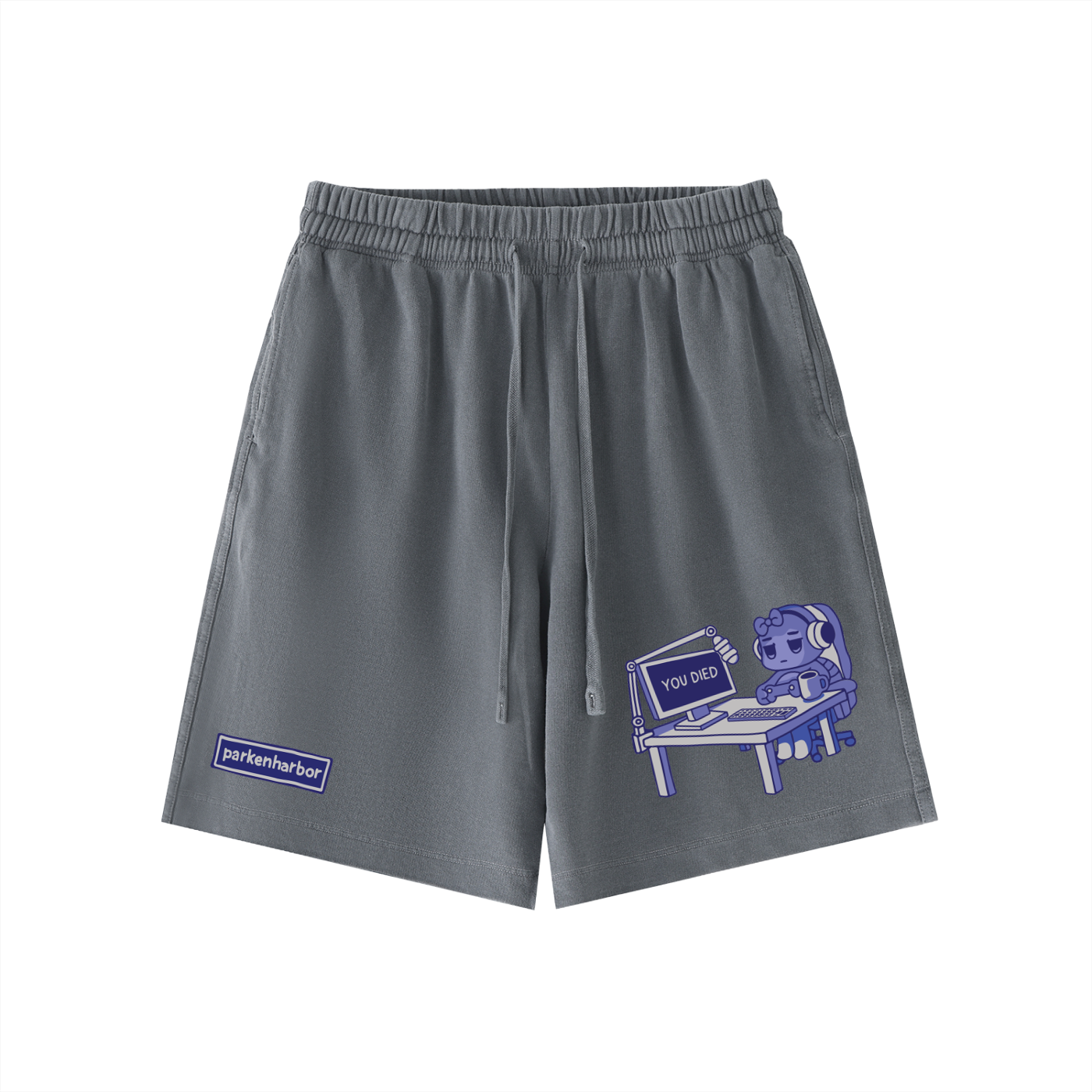 parkenharbor - Vintage Wash Shorts - Purple Desk - TantrumCollectibles.com