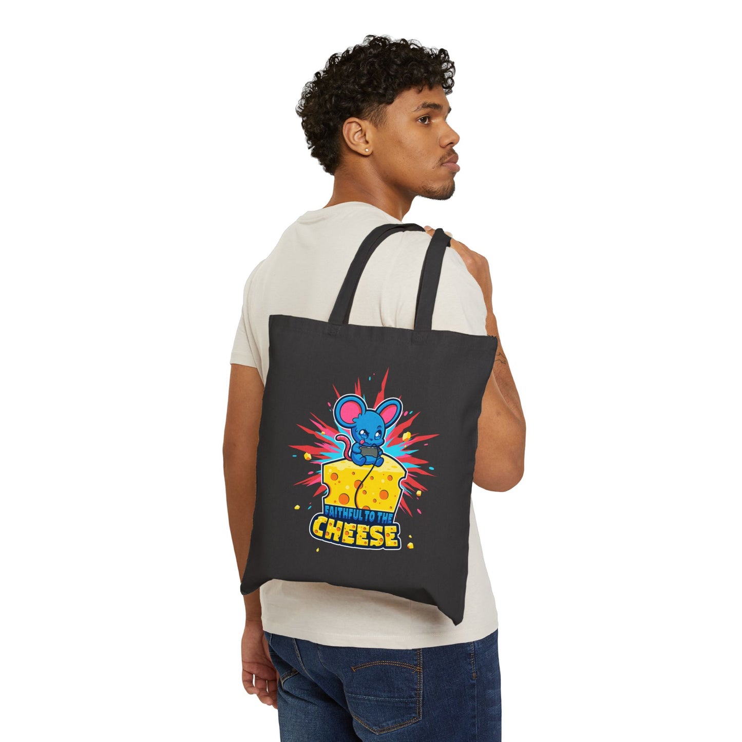 MrMightyMouse - Tote Bag - Faithful to the Cheese