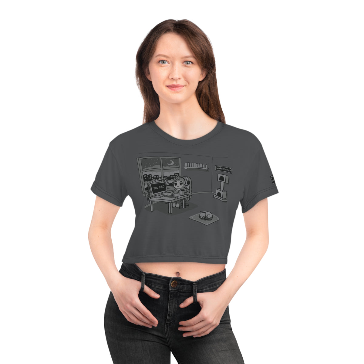parkenharbor - Crop Tee - Grey Bedroom v.1 - TantrumCollectibles.com