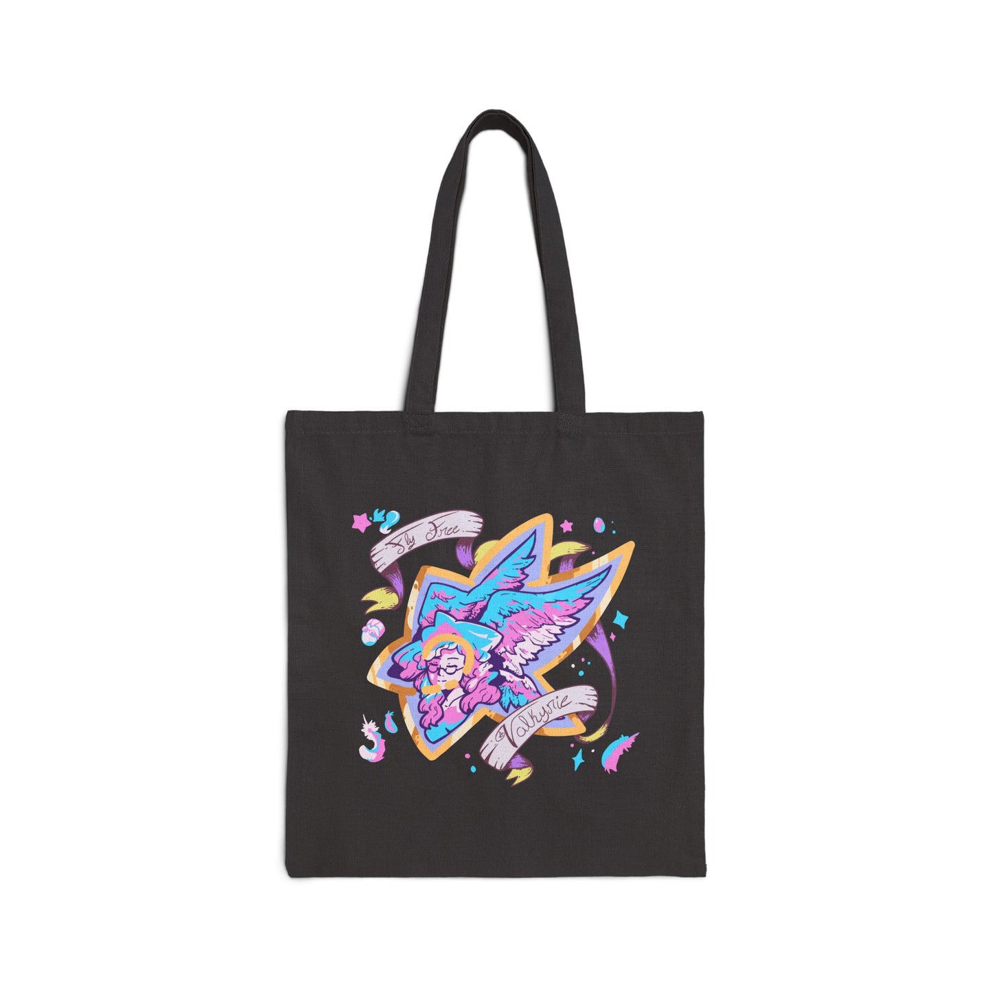 ProtonJon - Tote Bag - Trans Pride Wingstar