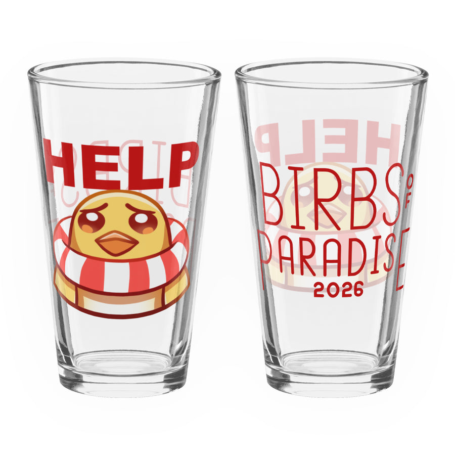 Kelpsey - Shaker Pint Glasses - Year 8, Sip, & HELP - TantrumCollectibles.com