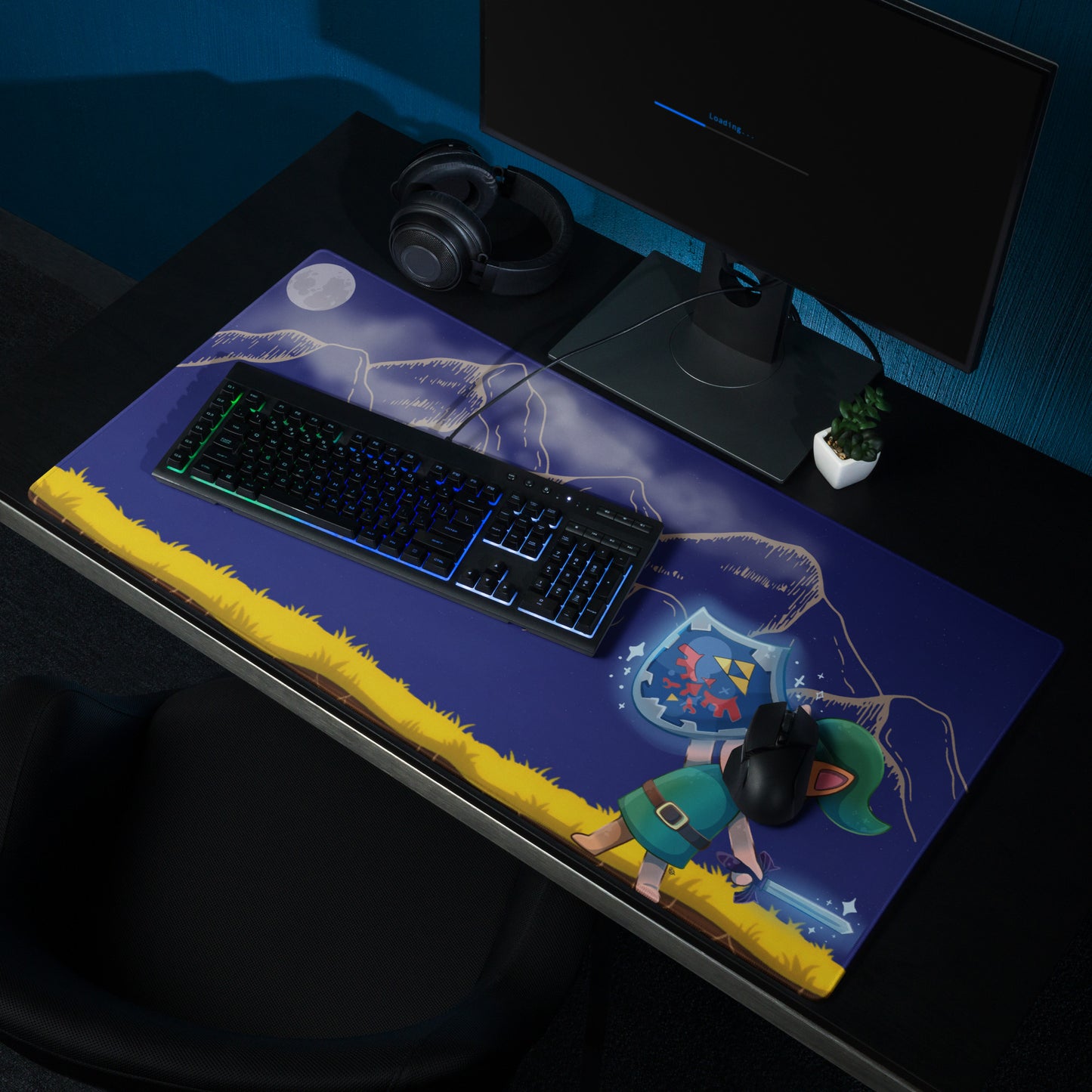Hylian Descent - Gaming Pad - Tangy Hero