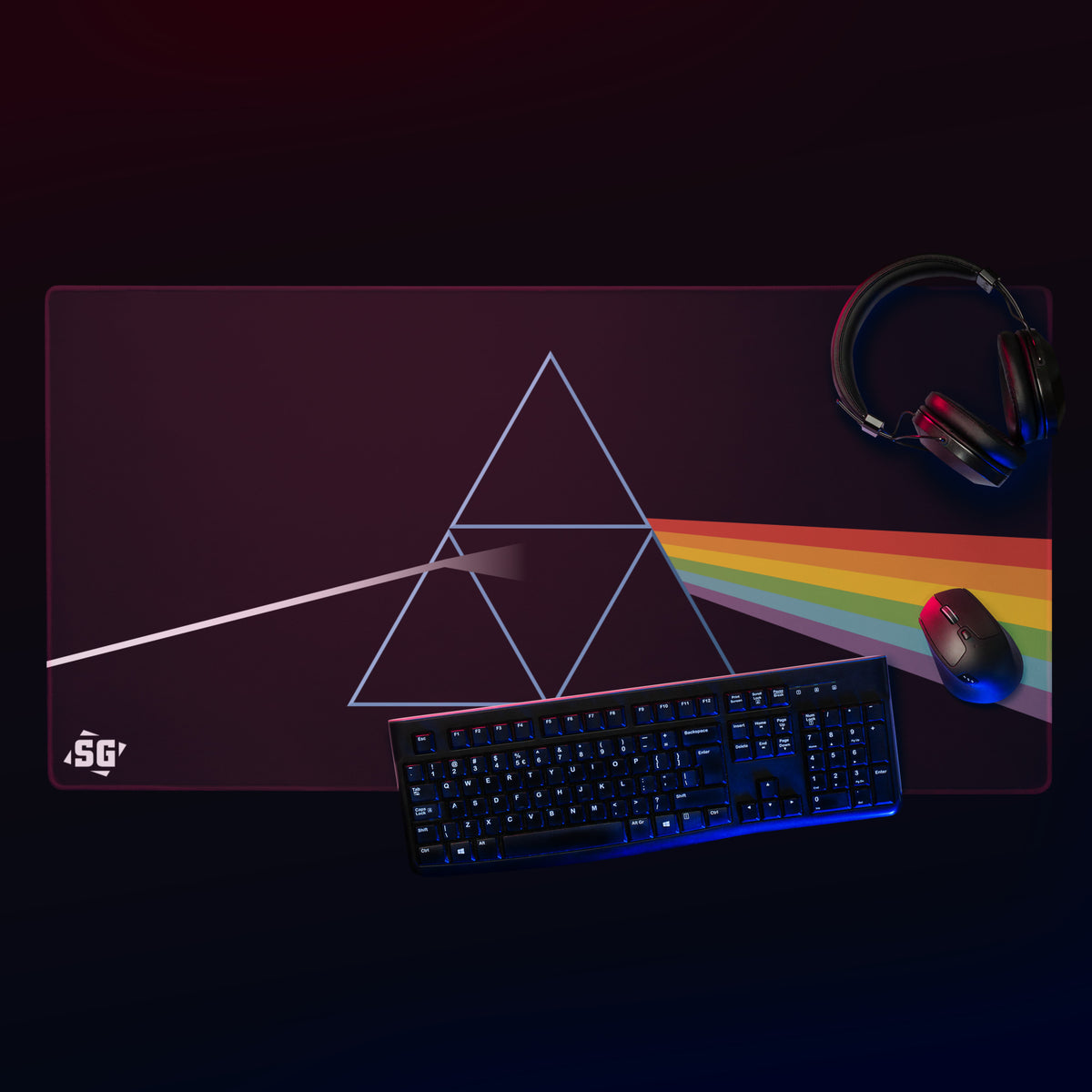 SpeedGaming Live 2026 - Gaming Mouse Pad - Pink Floyd x Diamond