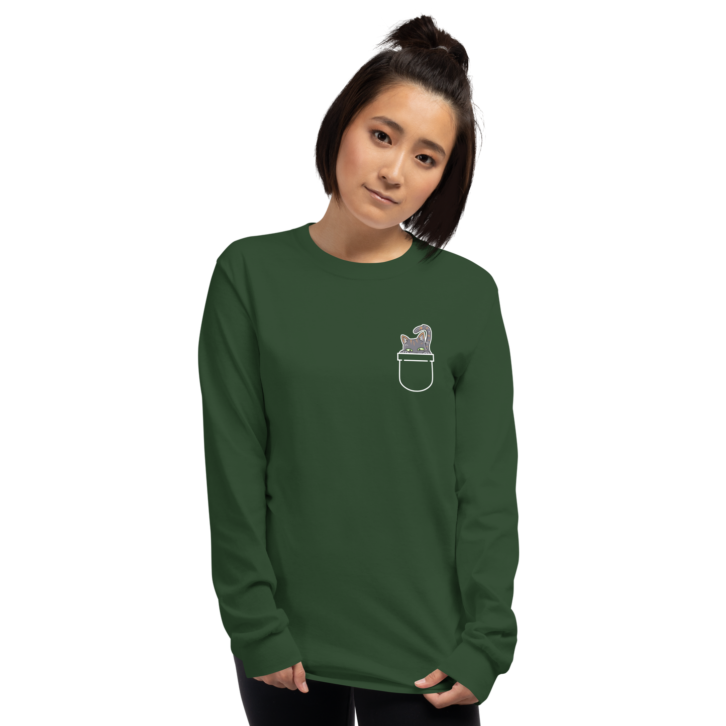 Bloodyfaster - Long Sleeve Shirt - Pocket Pussy