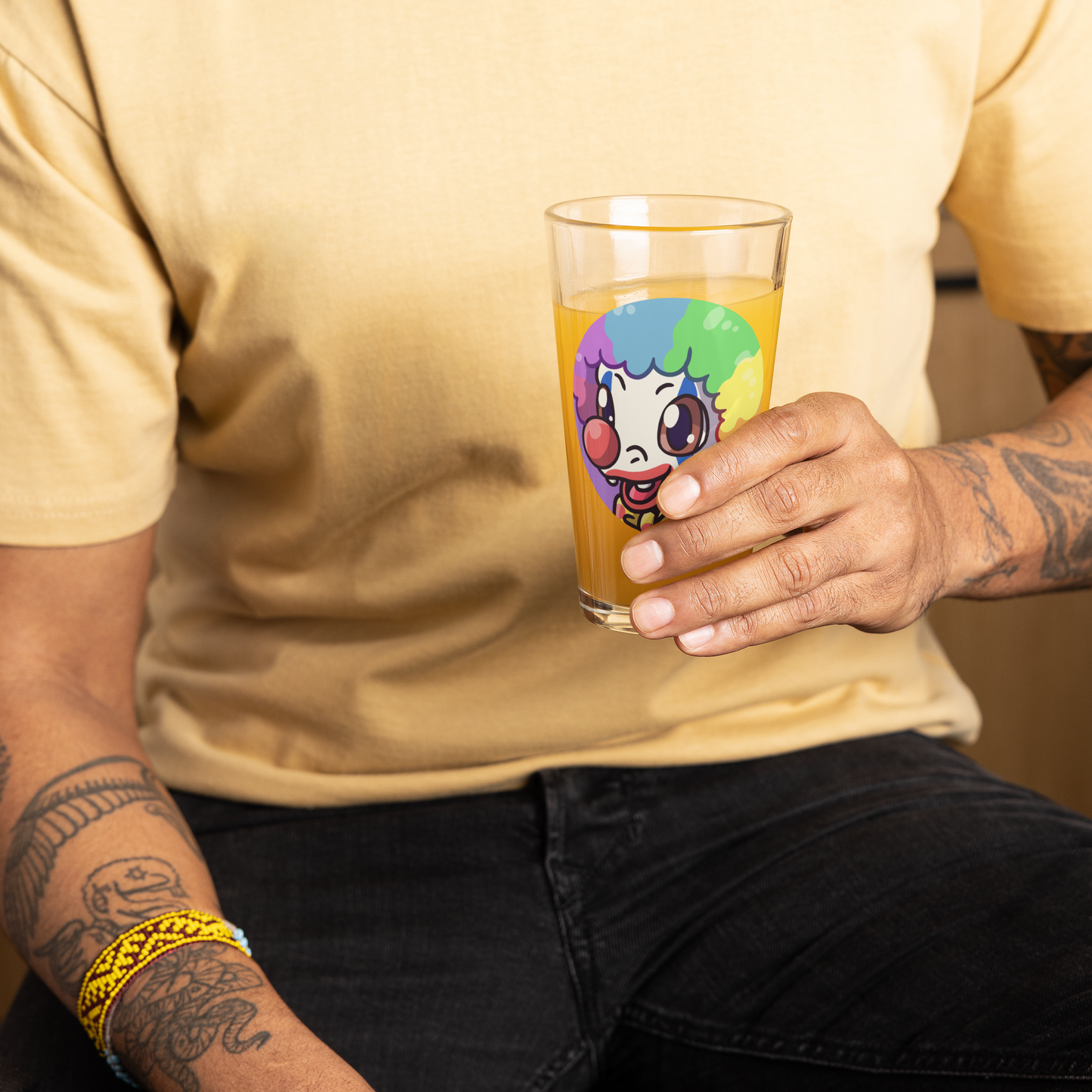 HKayPlay - Shaker Pint Glass - Clown