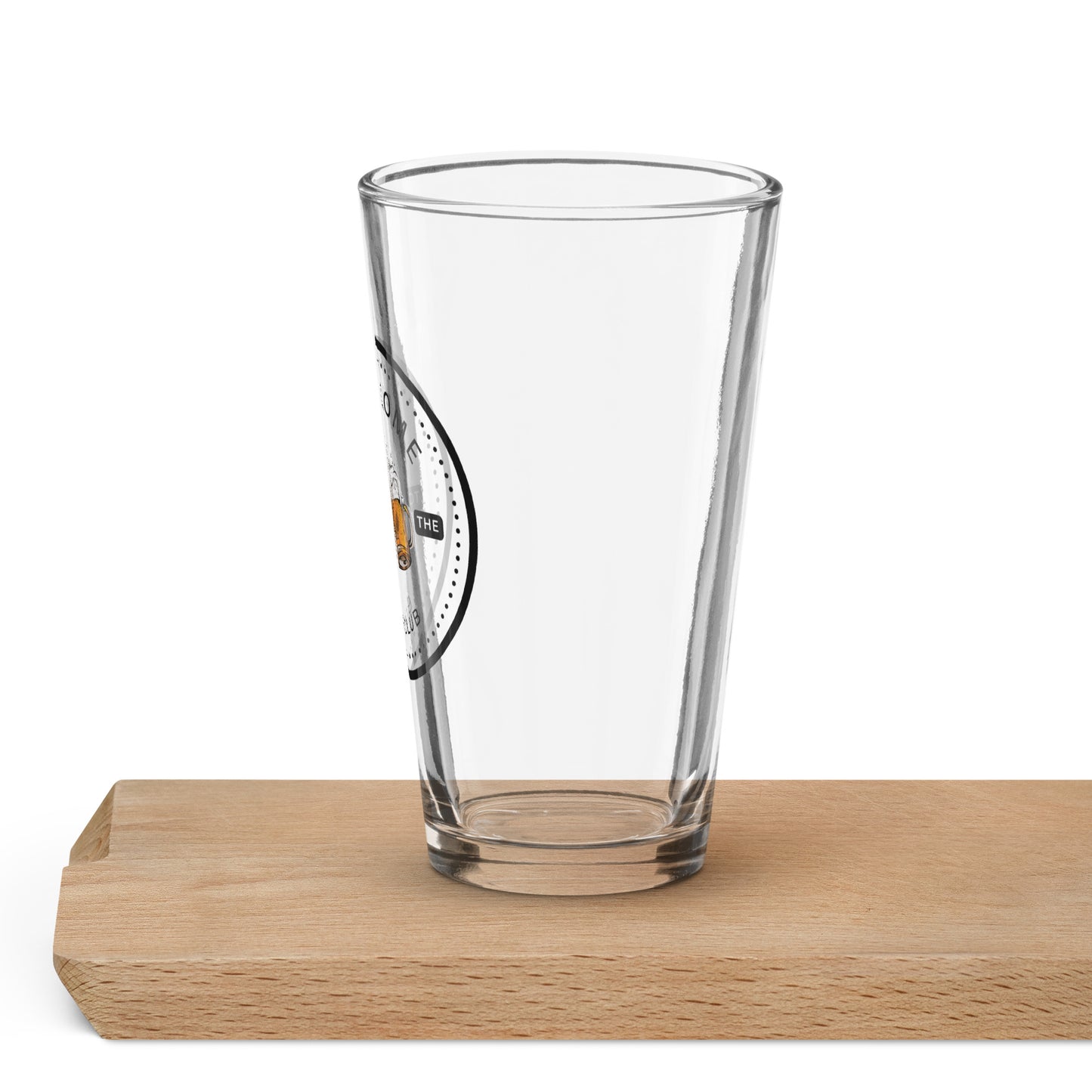 Emmy - Shaker Pint Glass -Welcome To The Beer Club