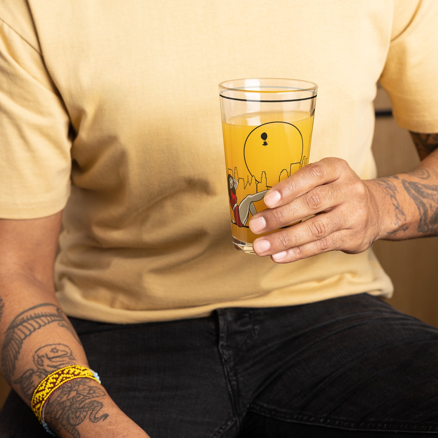 TheSpaceVixen - Shaker Pint Glass - Pauline