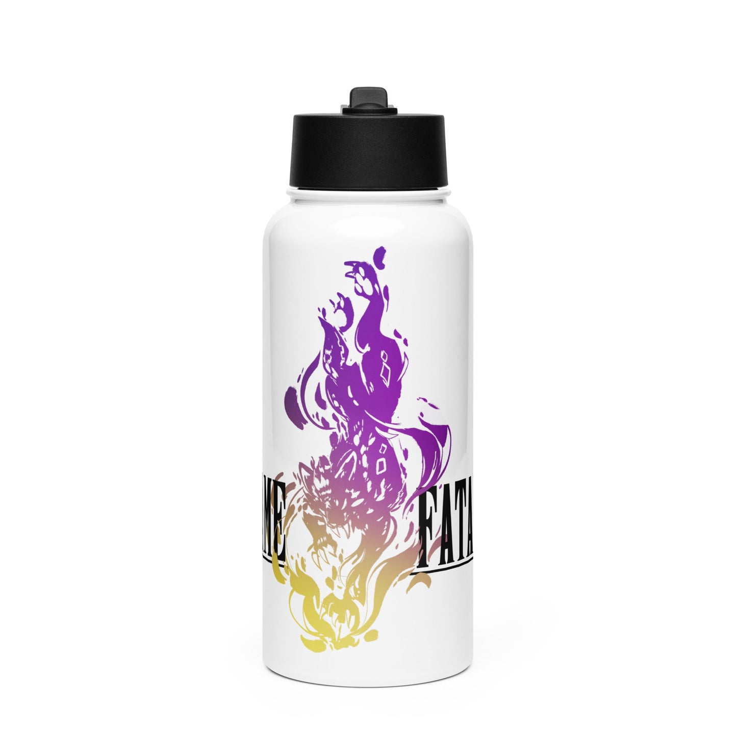 Frame Fatales - Stainless Steel Water Bottle with a Straw Lid - Fantasy Fatales