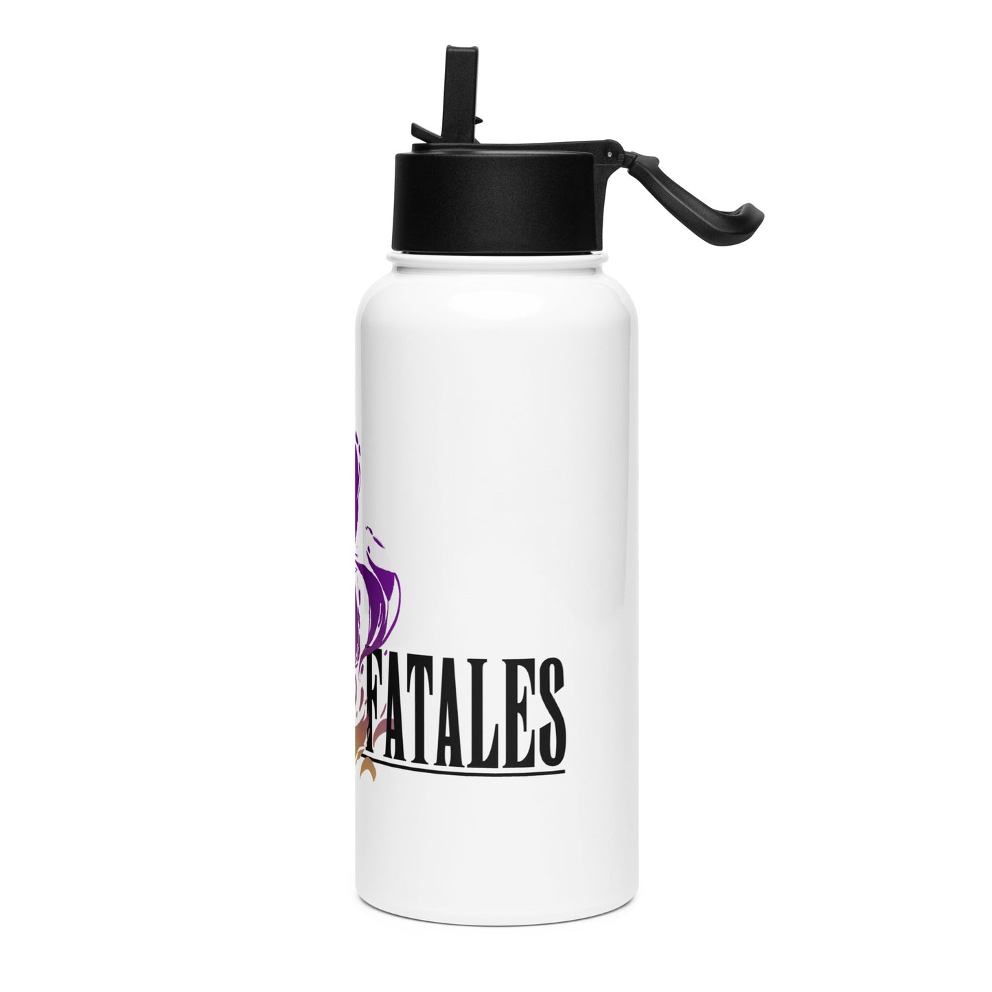 Frame Fatales - Stainless Steel Water Bottle with a Straw Lid - Fantasy Fatales