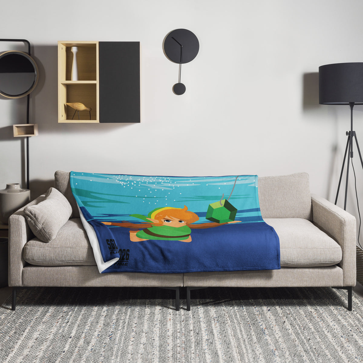 SpeedGaming Live 2026 - Plush Blanket - Nirvana x Link - TantrumCollectibles.com