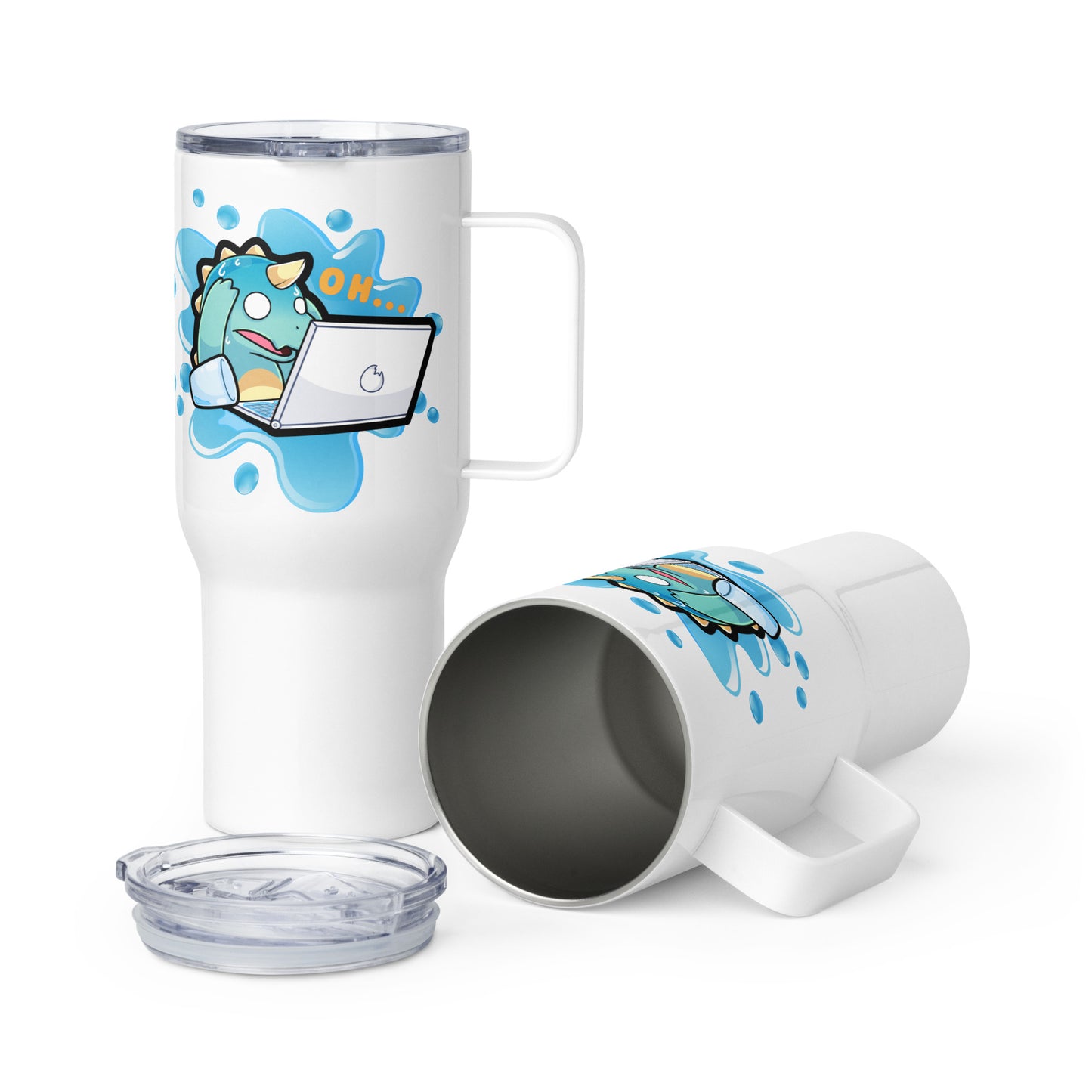 Codysaurus - Travel Mug - Cidergate (Spill)