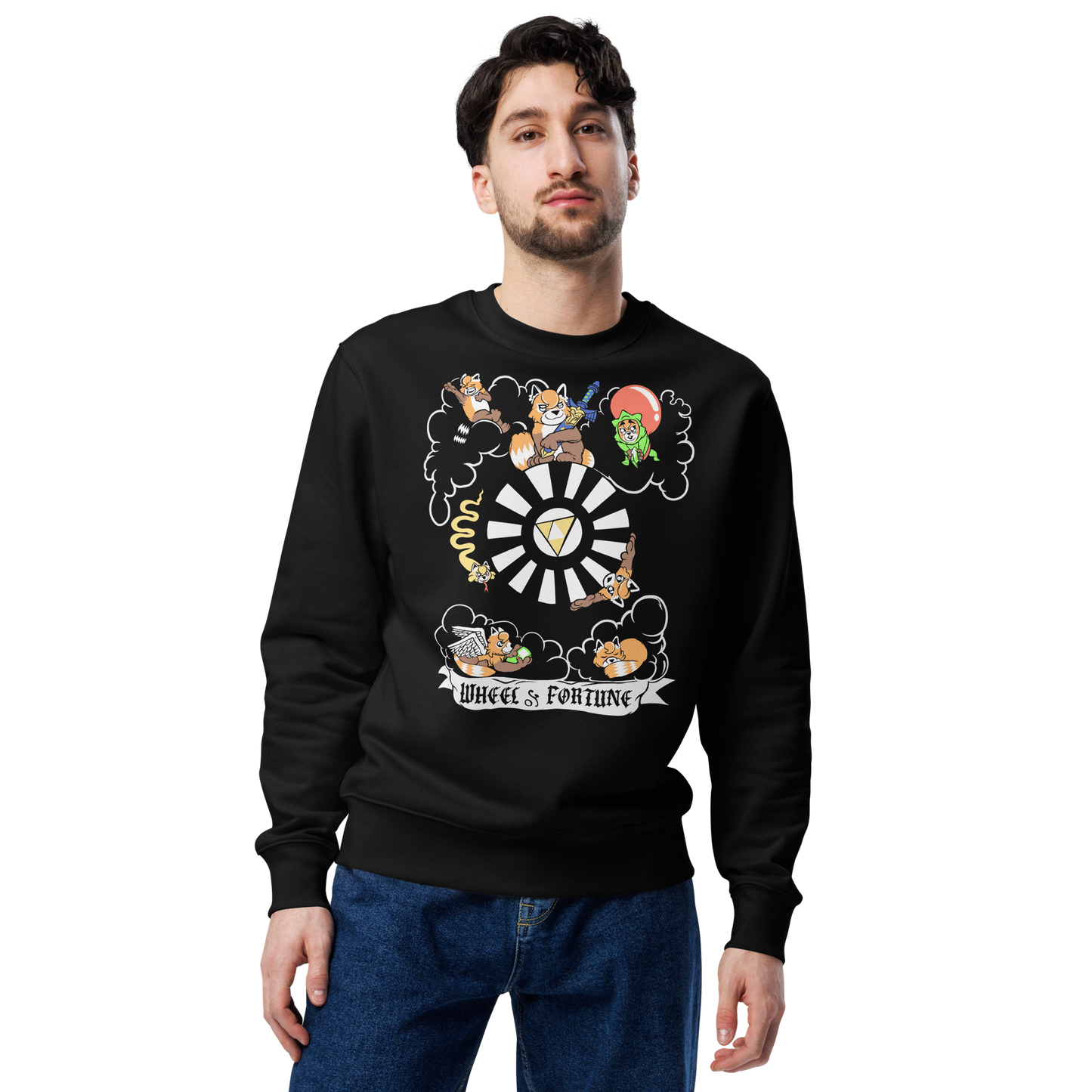 Jyggy - Embroidered Sweatshirt - Wheel of Fortune