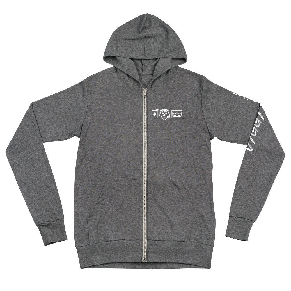 Jyggy - Unisex Zip Hoodie - "I'm Never Playing Games Again"