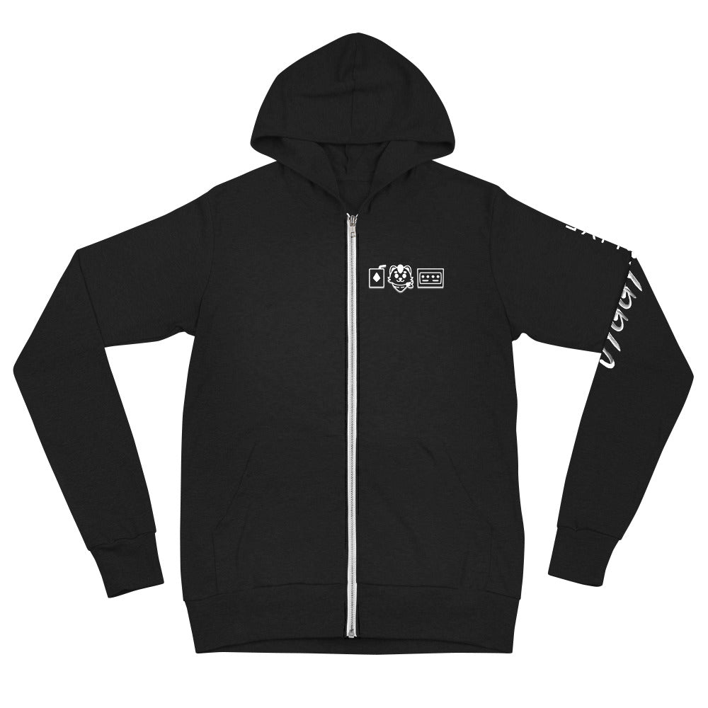 Jyggy - Unisex Zip Hoodie - "I'm Never Playing Games Again"