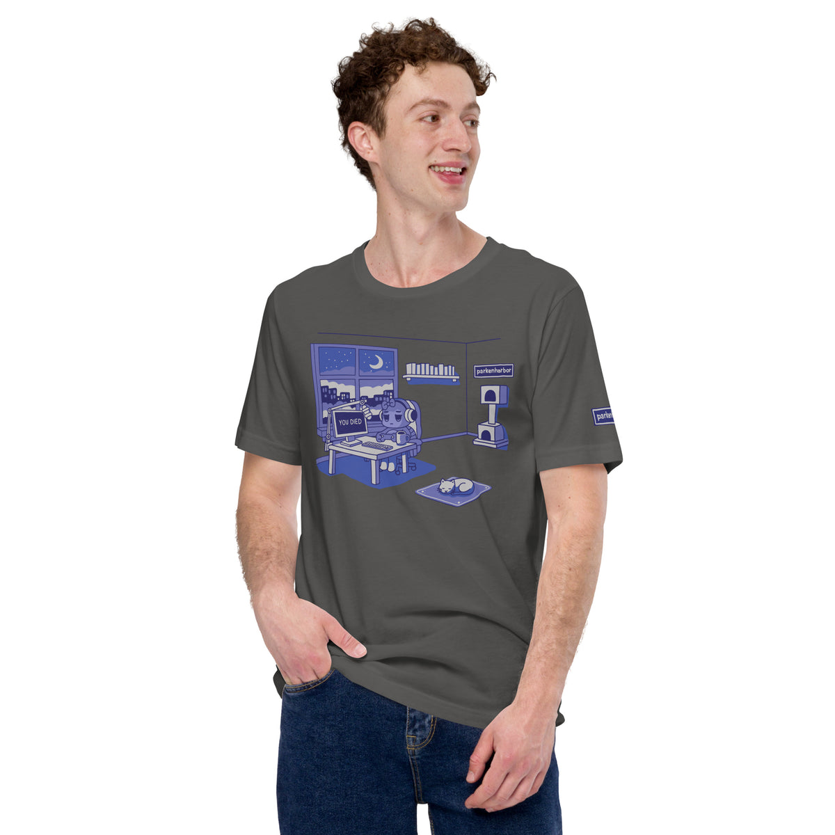 parkenharbor - Unisex Tee - Purple Bedroom - TantrumCollectibles.com