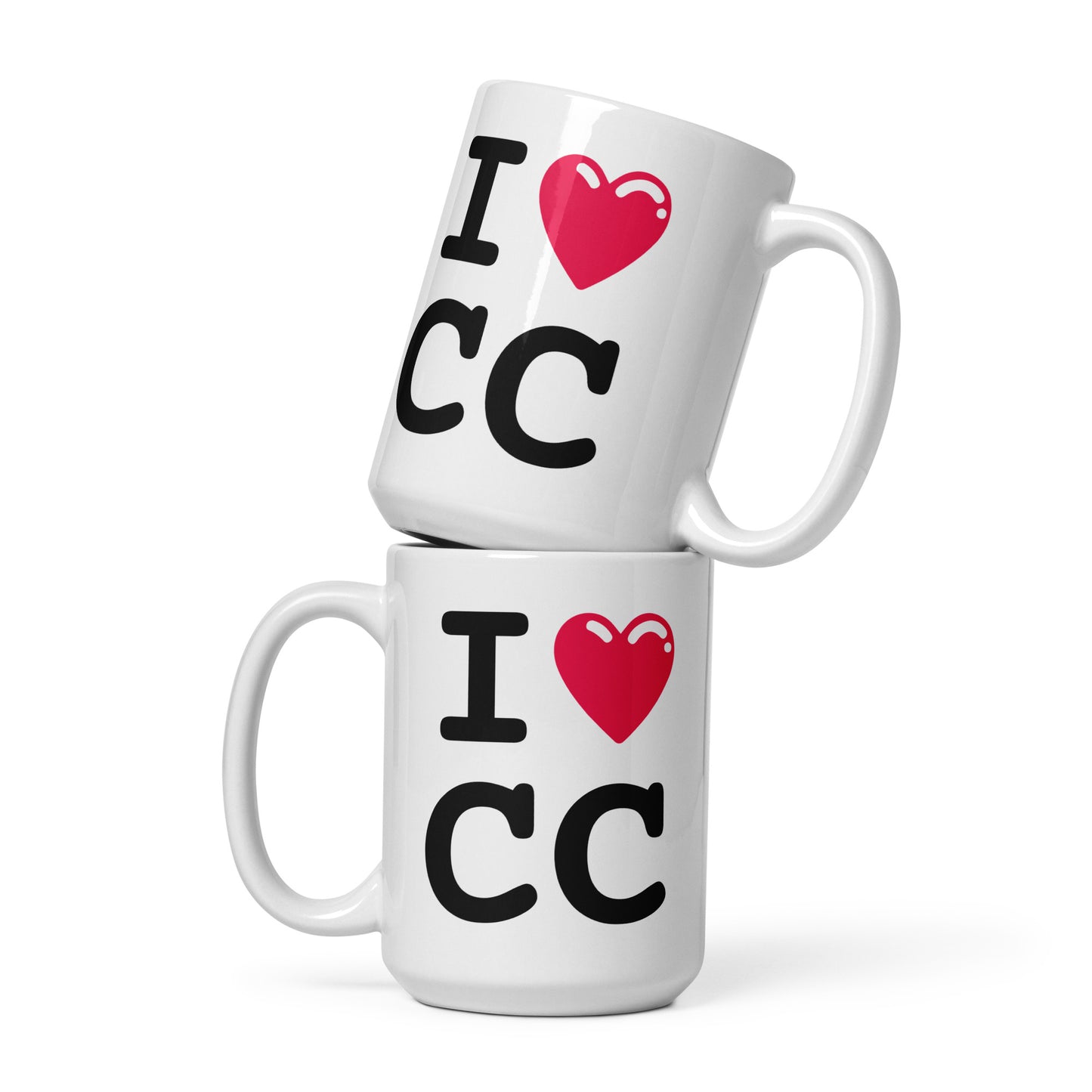 Crowd Control - Glossy Mug - I Heart CC