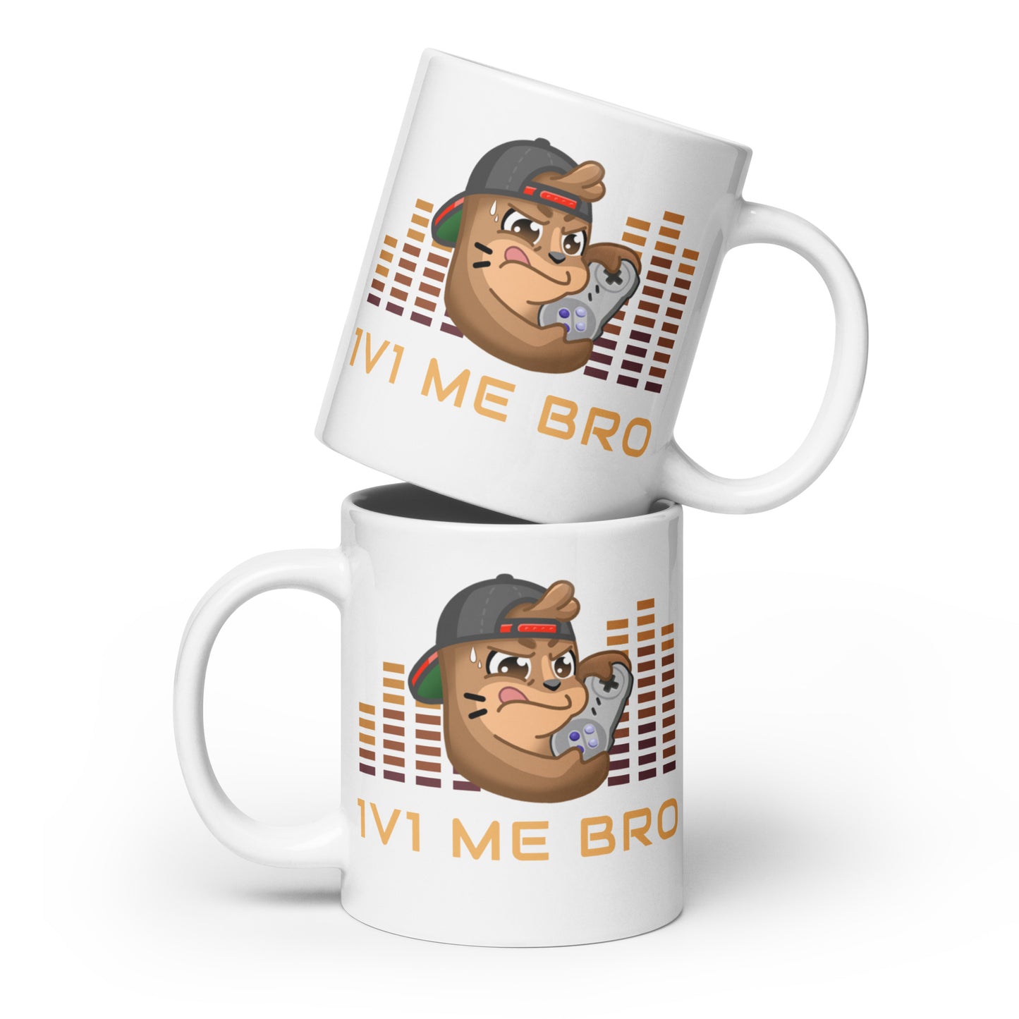 Chambo - White Mug - 1V1 Me Bro - TantrumCollectibles.com