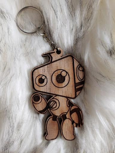 Tantrum Robot Logo Keychain - TantrumCollectibles.com