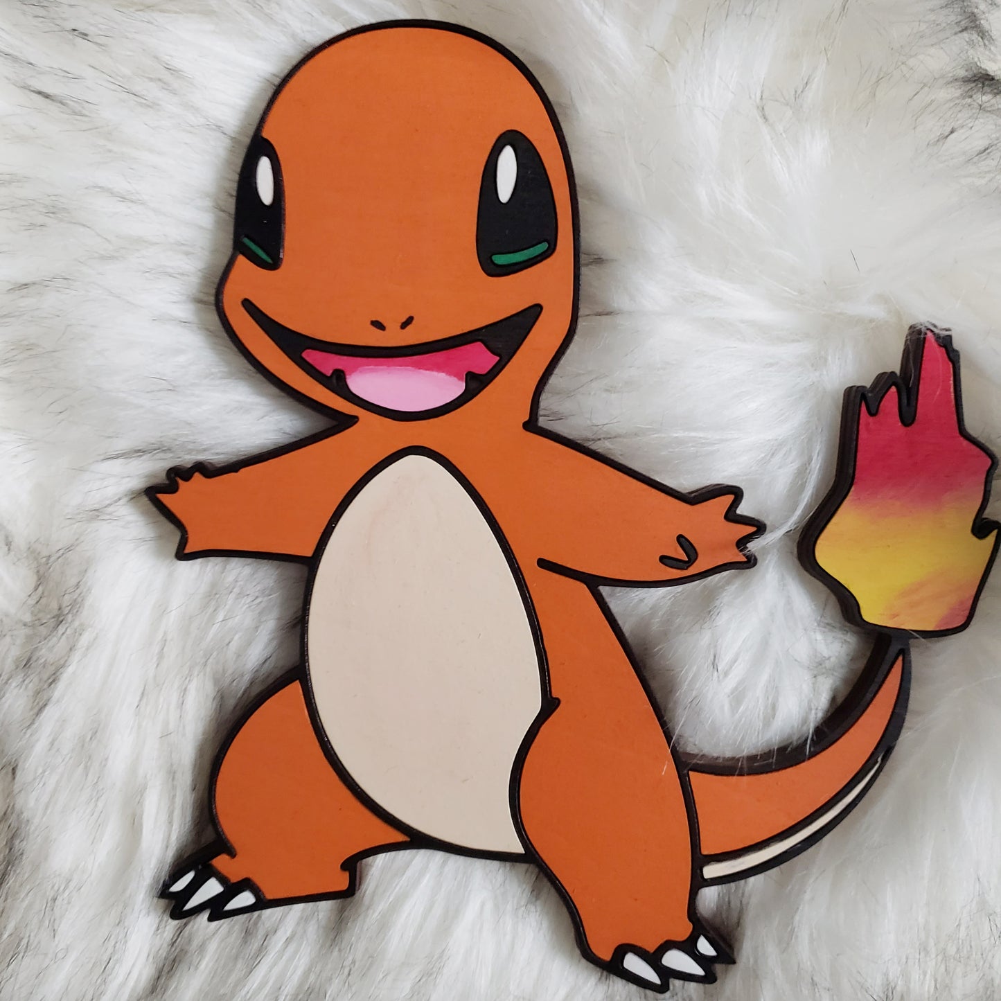 Pokémon- Wooden Wall Art- Charmander - TantrumCollectibles.com