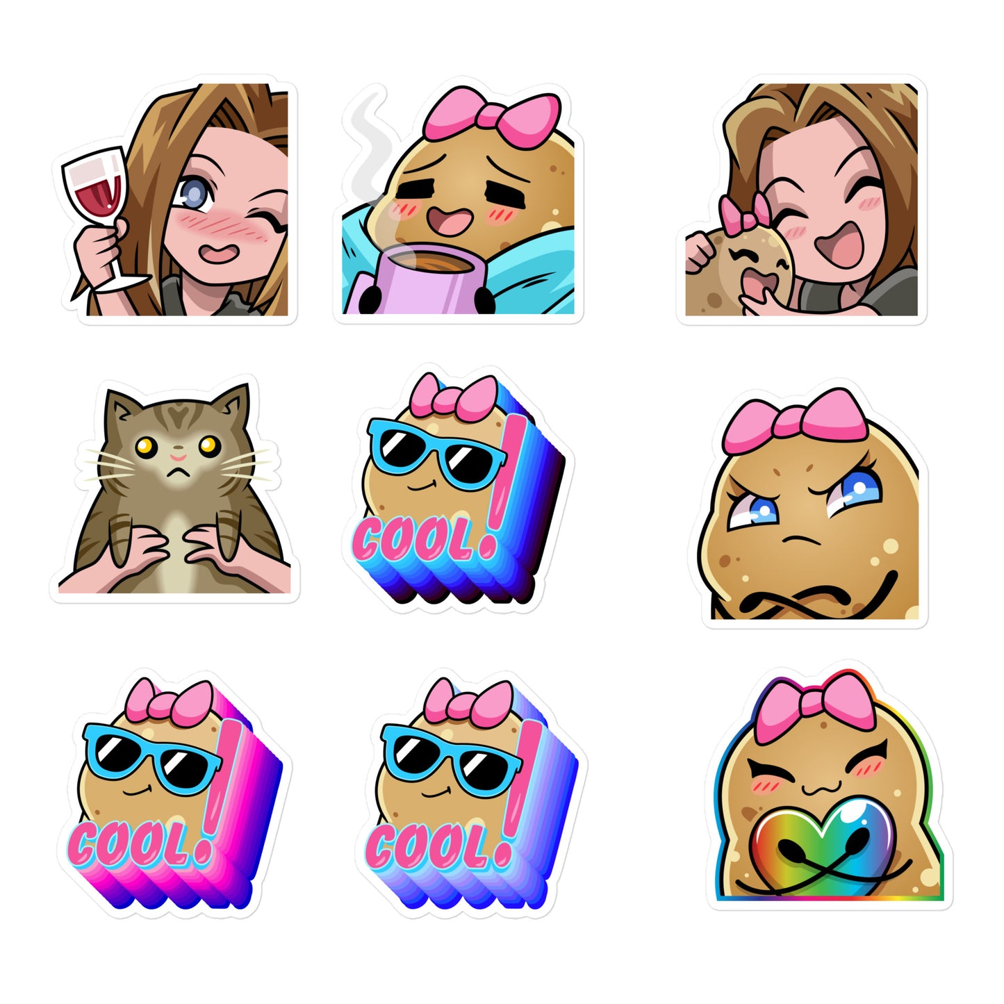Emmy Sticker Bundle (9 Stickers)