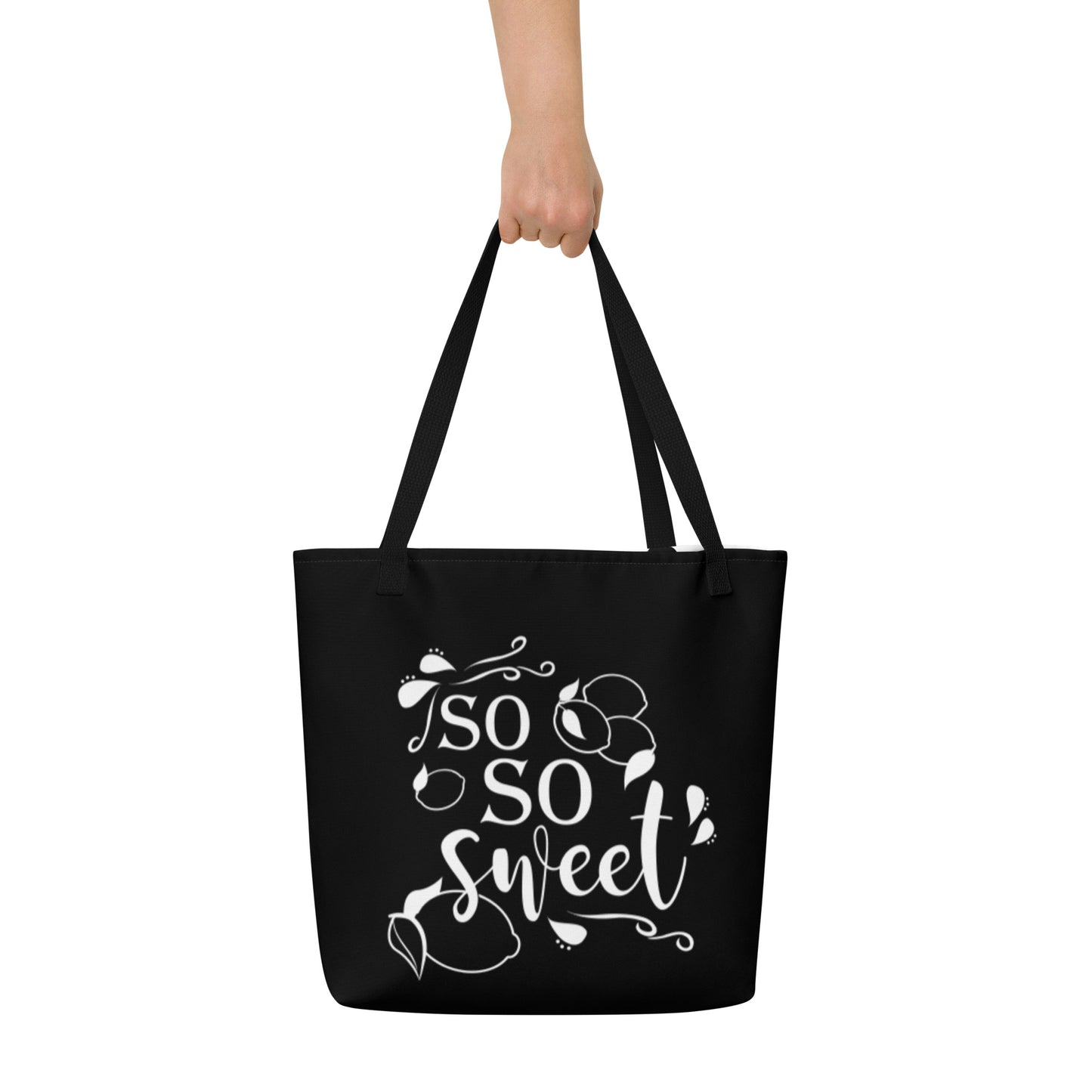 Frankthepegasus - All-Over Print Large Tote Bag - So So Sweet