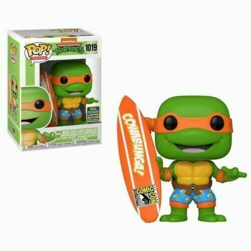 POP! Michelangelo with Surfboard- Ninja Turtles- 2020 Summer Convention !Limited Edition! EXCLUSIVE - TantrumCollectibles.com