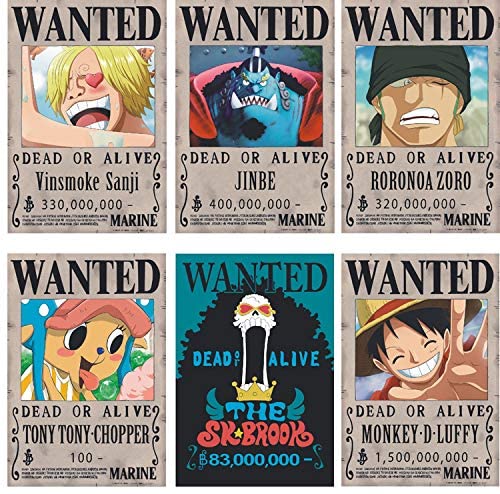 Anime Wanted Posters