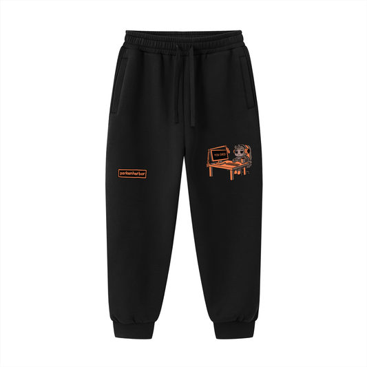 parkenharbor - Drawstring Sweatpants - Orange Desk - TantrumCollectibles.com
