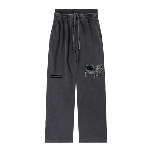 parkenharbor - Vintage Wash Waist Pants - Grey Desk - TantrumCollectibles.com