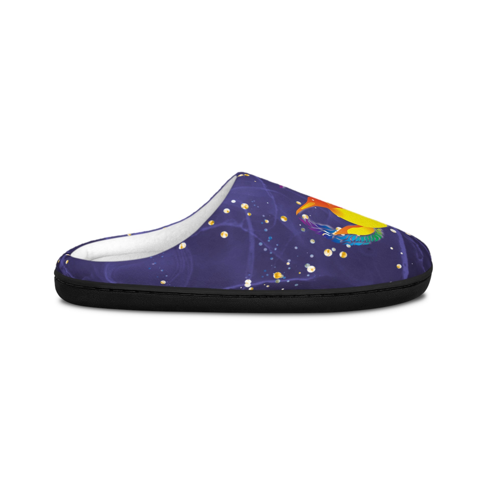 Penguicon - Men's Indoor Slippers - Galaxy Penguin (Exclusive Item) - TantrumCollectibles.com
