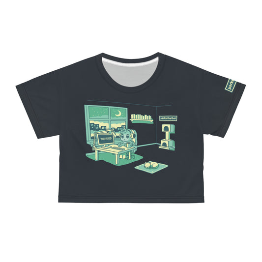 parkenharbor - Crop Tee - Green Bedroom v.2 - TantrumCollectibles.com