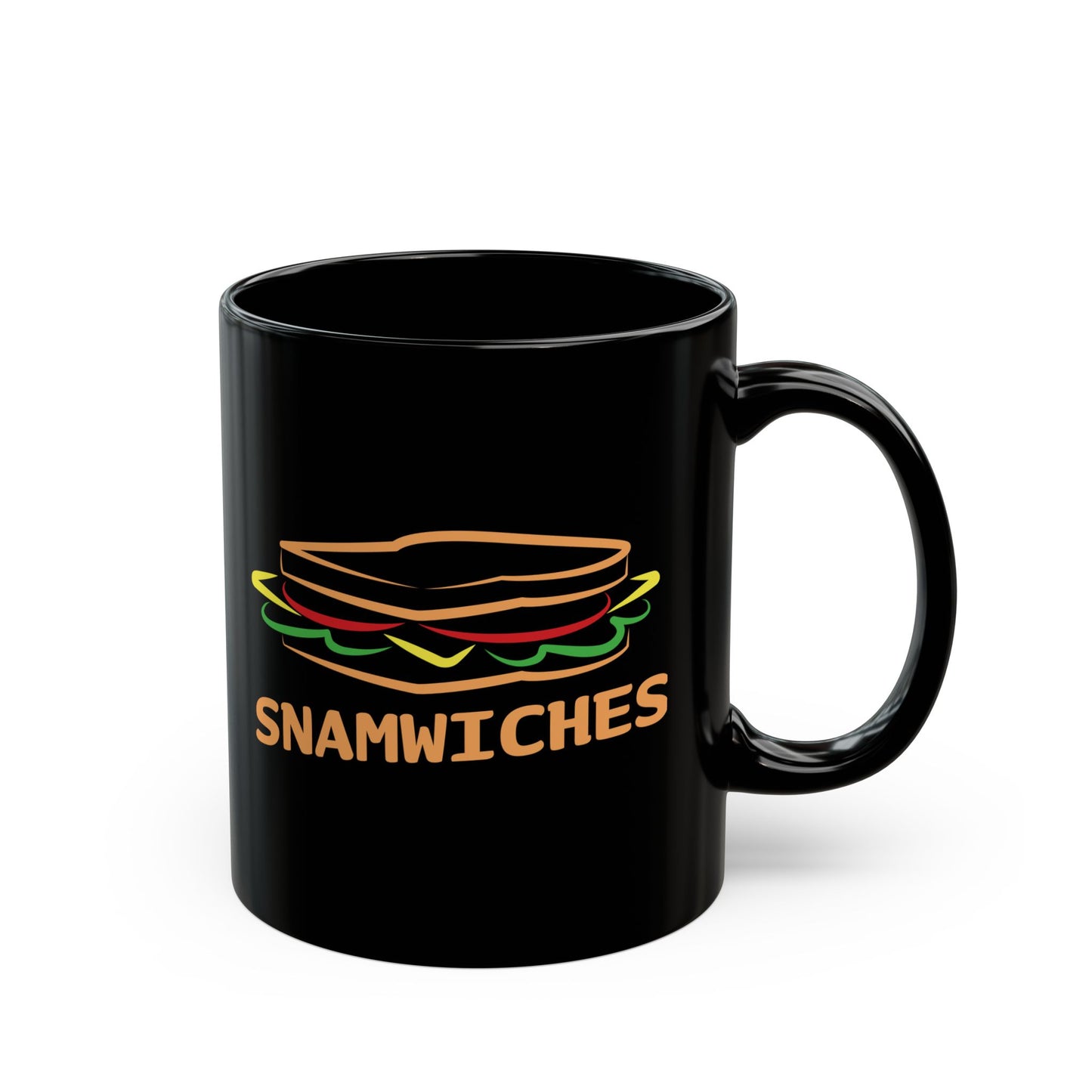 Snamwiches - Black Mug - Logo - TantrumCollectibles.com