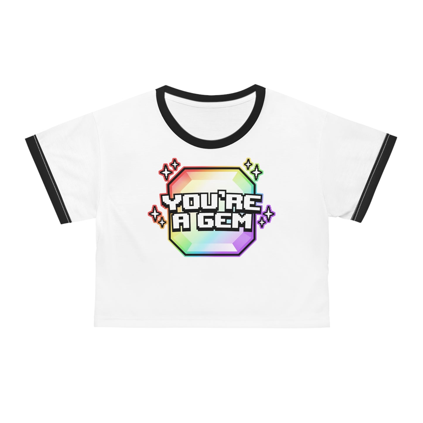 Emidivergent - Crop Tee - You're A Gem (Pride) - TantrumCollectibles.com