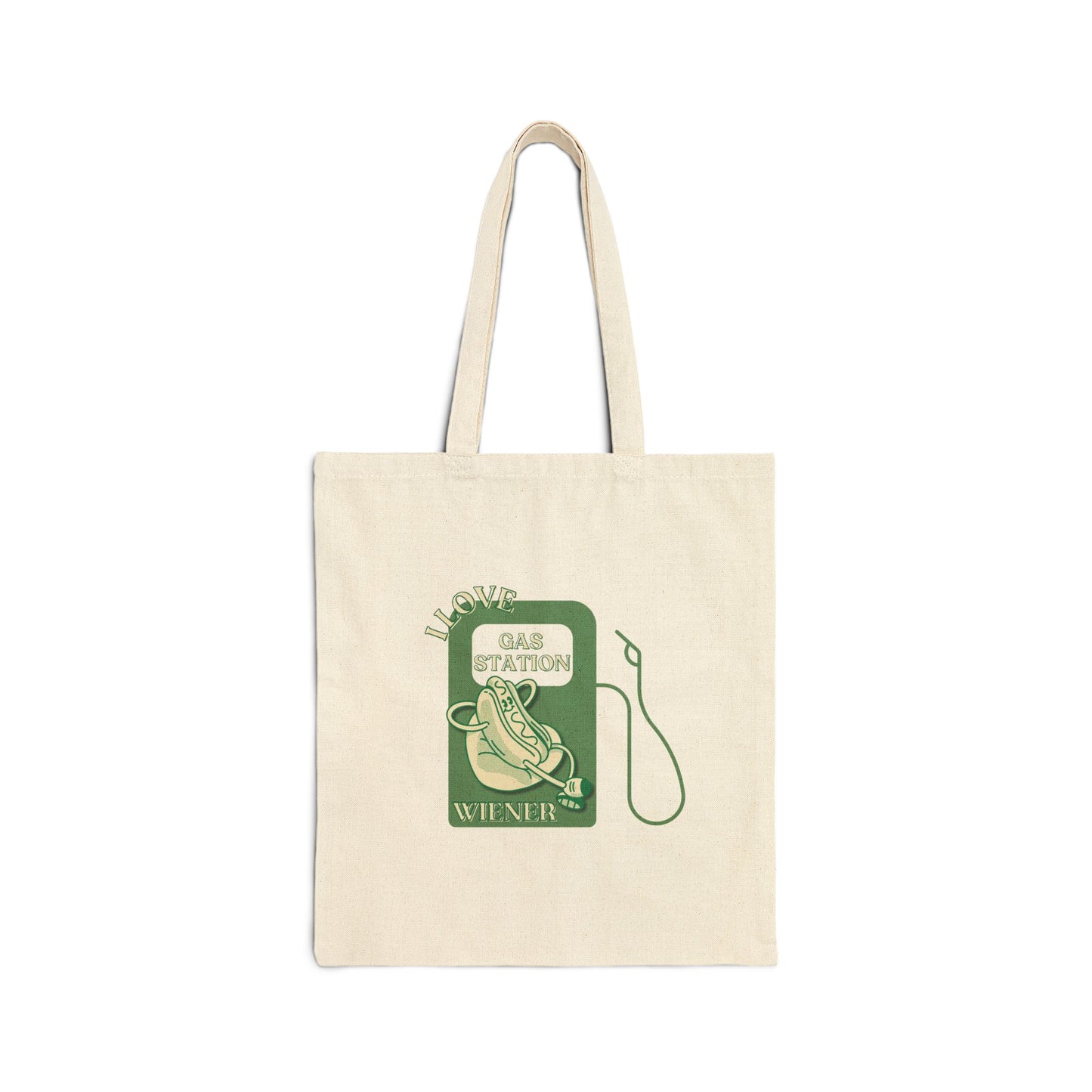 AlexNorimaki - Canvas Tote Bag - Gas Station Wiener