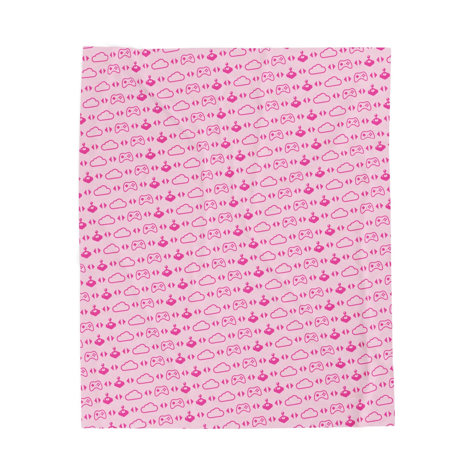 1000 Dreams Fund - Plush Blanket - Icon Pattern (Pink) - TantrumCollectibles.com
