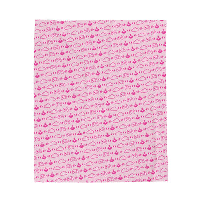 1000 Dreams Fund - Plush Blanket - Icon Pattern (Pink) - TantrumCollectibles.com