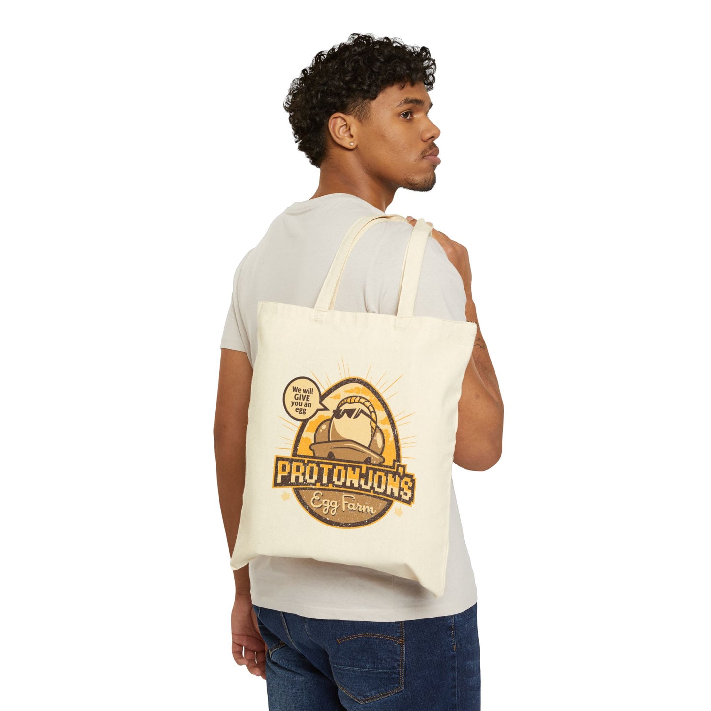 ProtonJon - Tote Bag - Egg Farm