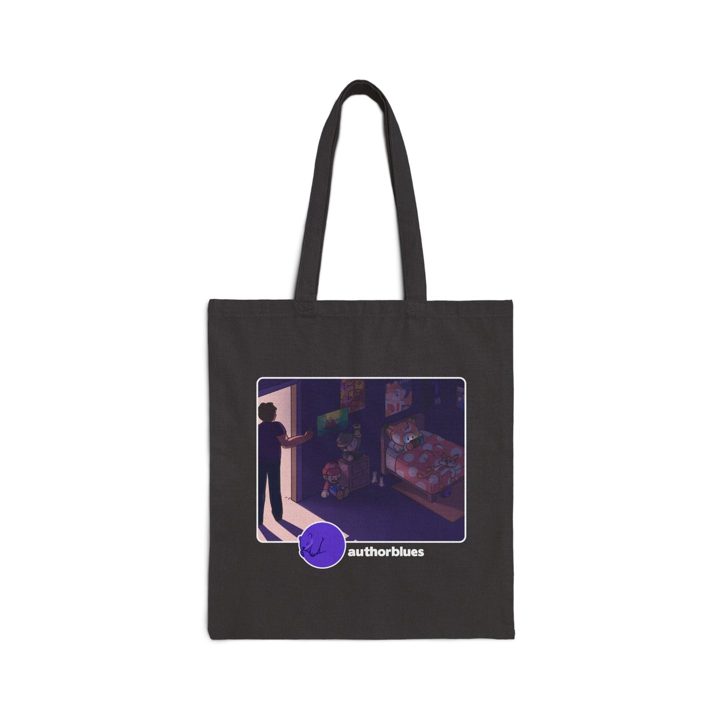 authorblues - Cotton Canvas Tote Bag - Night Time