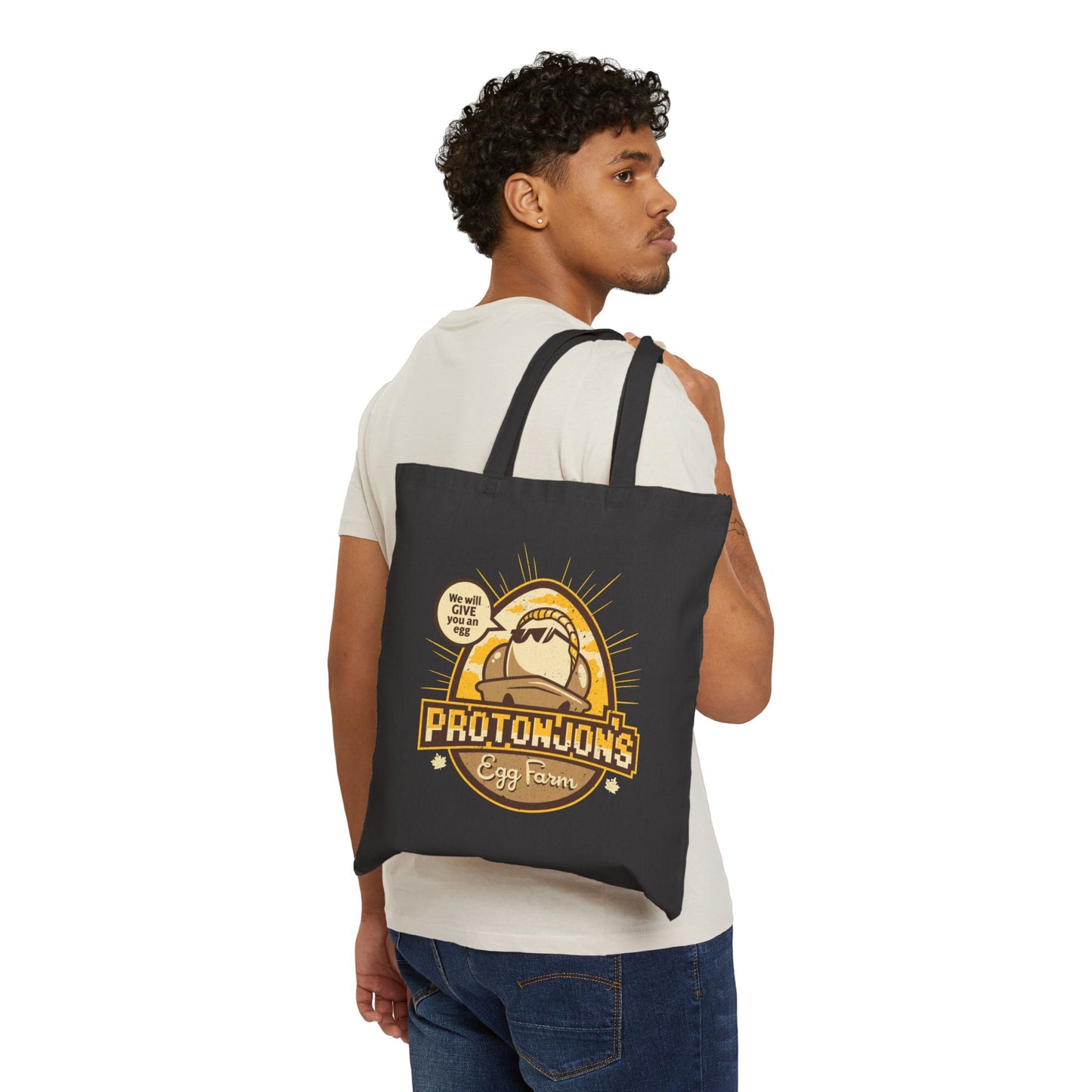 ProtonJon - Tote Bag - Egg Farm