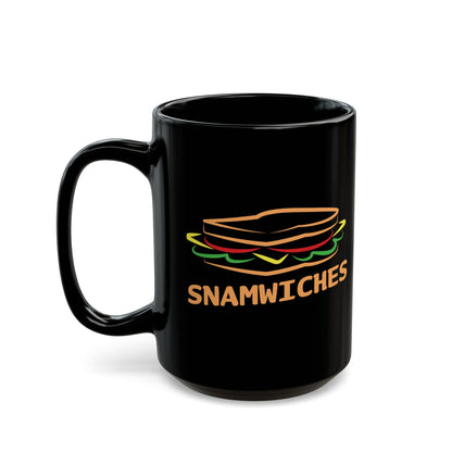 Snamwiches - Black Mug - Logo - TantrumCollectibles.com