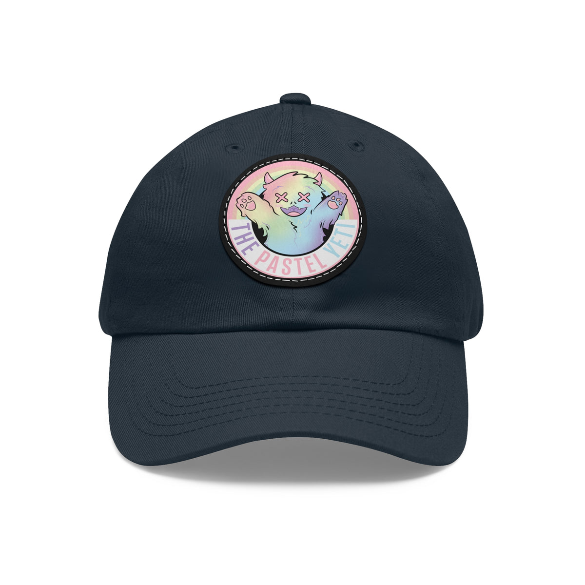 ThePastelYeti - Dad Hat with Leather Patch