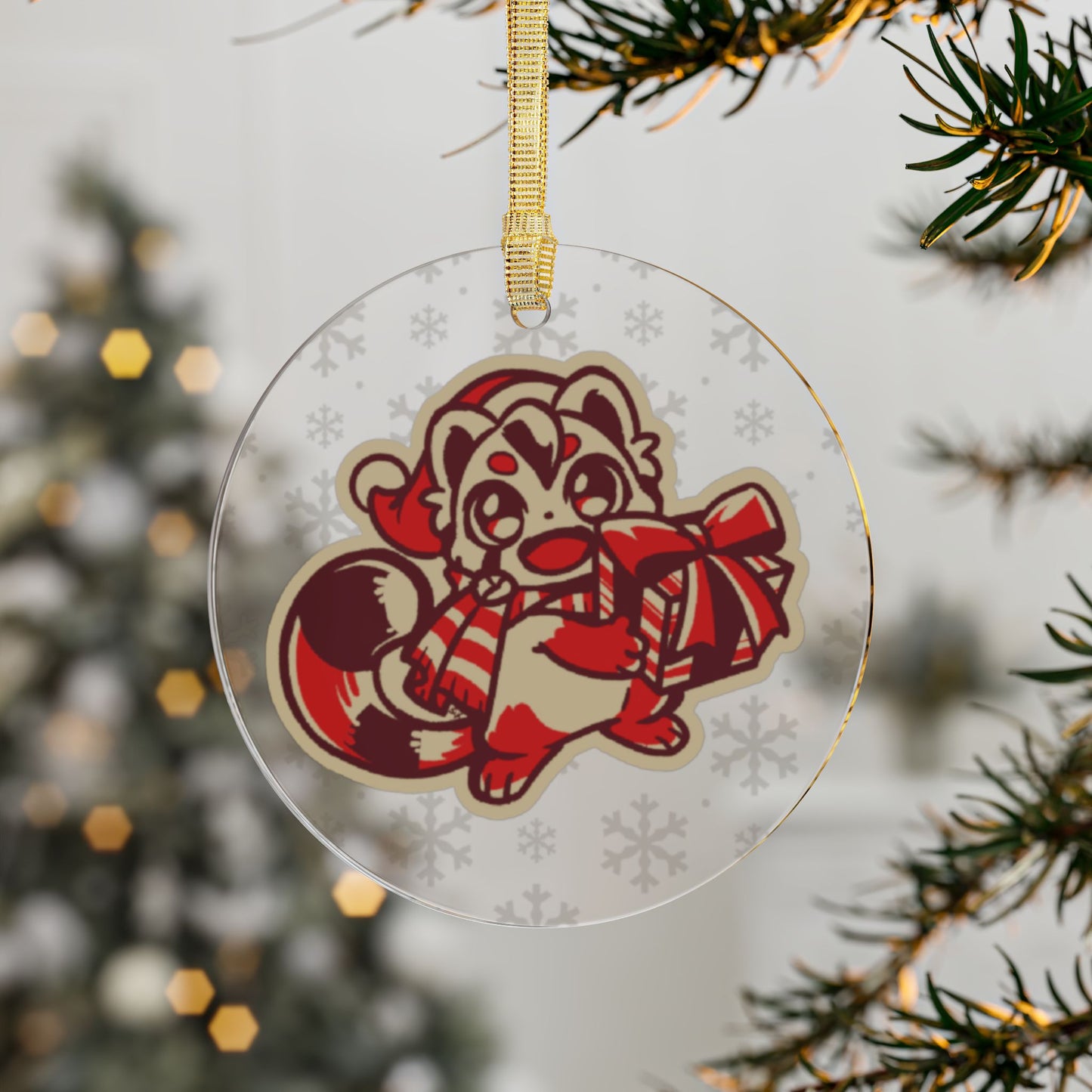Jyggy - Acrylic Ornament - Redd Present
