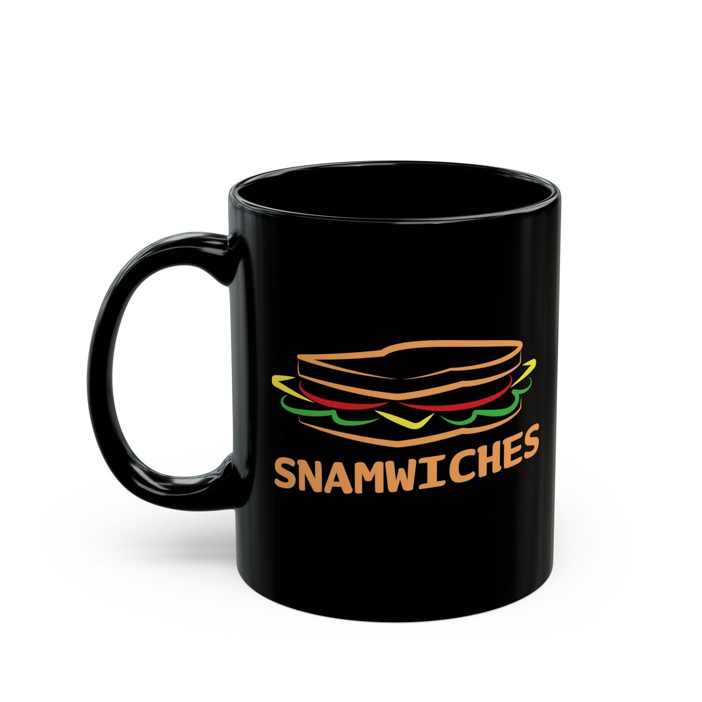 Snamwiches - Black Mug - Logo - TantrumCollectibles.com