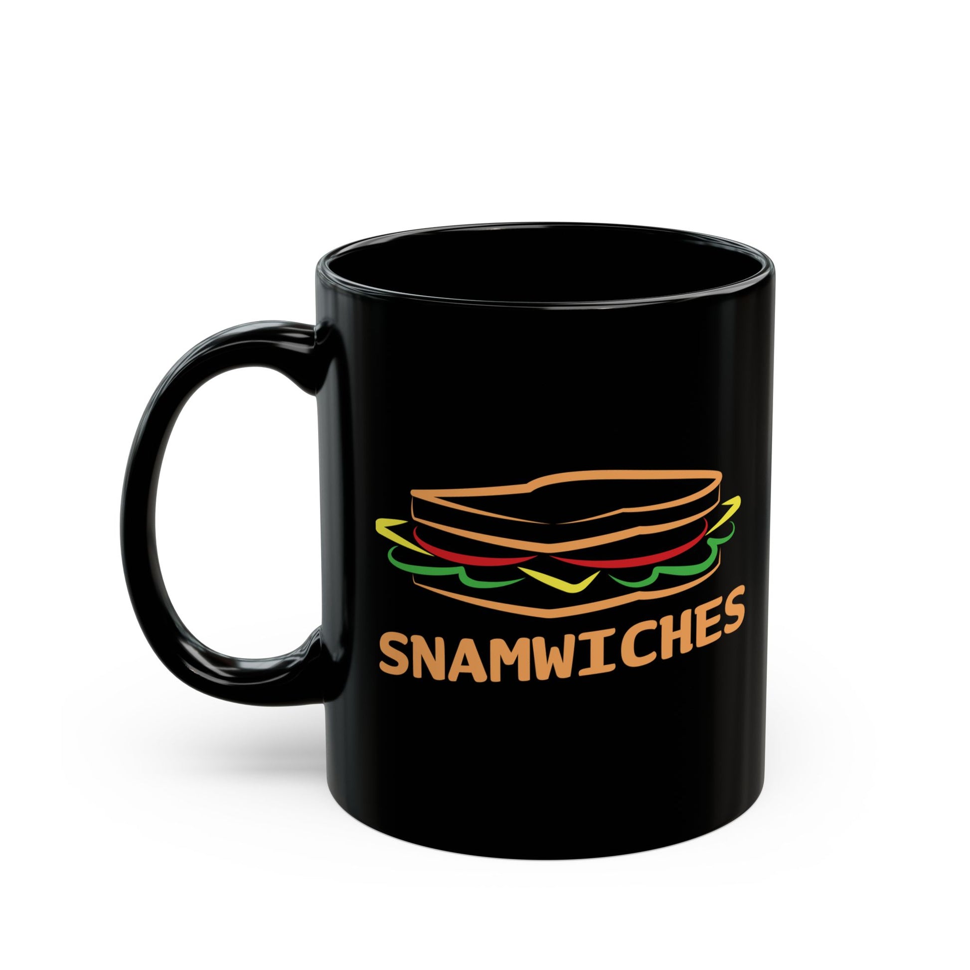 Snamwiches - Black Mug - Logo - TantrumCollectibles.com